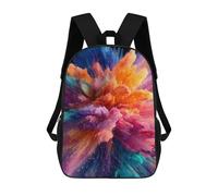 sinyumoney Colorful Powder Explosion Art Rucksack Business Laptop Rucksack Bag Unisex Casual Daypack for Girls Boys Teenage 17inch