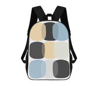 sinyumoney Colorful Set II Backpacks 3D Printed Kids School Backpack Outdoor Casual Daypack Fashion Casual Children Backpacks Cute Travel Bags 17inch