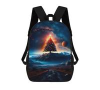 sinyumoney Colorful Tree Children's Backpacks School Backpack 3D Printed for Kids Travel Rucksacks Book Bags Kids 17inch School Bag