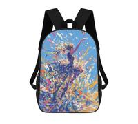 sinyumoney Colorful Woman Dancing Backpack School Bag Water Resistant Travel Backpack Computer Bag for Teenage Girls Boys Women Men 17inch