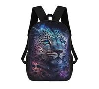 sinyumoney Colour Galaxy Leopard Backpack School Lightweight Airport College Students Back Pack for Girl, Teen Girls 17inch