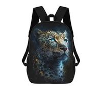 sinyumoney Colour Galaxy Leopard School Backpack High Secondary School Bags Casual Backpack for Girl, Teen Girls 17inch