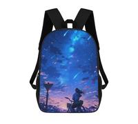 sinyumoney Comet Rain Adventure School Backpack Work Laptop Backpack Rucksack Bag for Teenage Girls Boys Women Men 17inch