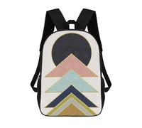 sinyumoney Composition I Backpack 3D Printed Children's School Backpack for Kids High Capacity Travel Rucksacks Book Bags Kids School Bag Back Pack 17inch