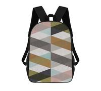 sinyumoney Composition II Backpacks Children's Backpacks School Bag 3D Printed Children's School Backpack Fashion Travel Backpacks for Kids Elementary Middle School 17inch