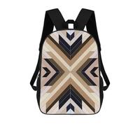 sinyumoney Composition VII Kids' Book Bag 3D Printing School Bag Boys And Girls Cool Knapsack Casual Back Bag for School Students 17inch