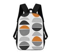 sinyumoney Conceptual Circles I School Backpack 3D Printed School Bags Boys Girls Laptop Backpack for Kids/Students/Adults 17inch