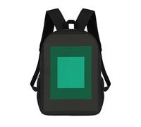 sinyumoney Conceptual Geometry 3 Backpacks Kids Student Schoolbag 3D Printed Backpacks Elementary And Middle School Students Backpacks for Boys Girls 17inch