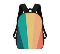 sinyumoney Conceptual Geometry 6 Backpacks 3D Printed Kids School Backpack Outdoor Casual Daypack Fashion Casual Children Backpacks Cute Travel Bags 17inch