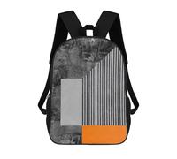 sinyumoney Conceptual Textures 02 Children's School Backpack 3D Printed for Kids Travel Rucksacks Book Bags for Boys Elementary School Students 17inch