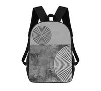 sinyumoney Conceptual Textures 06 Children's School Backpack 3D Printed for Kids Travel Rucksacks Book Bags Kids School Bag 17inch