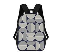 sinyumoney Conceptual Textures 09 Rucksacks 3D Printed Children Backpacks Fashion Casual Daypack Cute Travel Bags Outdoor Casual Daypack for Boy And Girl 17inch