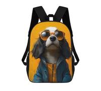 sinyumoney Cool Dog in Sunglasses Backpack School Daypacks Business Backpack Water Resistant Bookbag for Teenage Girls Boys Women Men 17inch