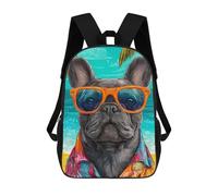 sinyumoney Cool Dog on The Beach Backpack School Bag Travel College Rucksack Backpacks for Campus Outdoor Travel Sports 17inch
