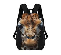 sinyumoney Cool Giraffe Portrait School Backpack Lightweight Schoolbag Dayback Bookbag College for Teenage Girls Boys Women Men 17inch