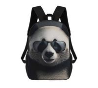 sinyumoney Cool Panda Rucksack Large Lightweight Casual Backpack for Campus Outdoor Travel Sports 17inch