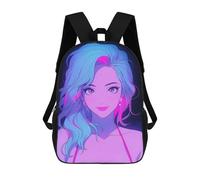 sinyumoney Cool Swimsuit Girl Children’s Backpack Girls Boys, 17 Inch Rucksack Bag, Daypack, Primary School, Perfect for Back to Kids