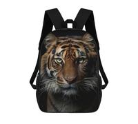 sinyumoney Cool Tiger Animal Portrait Rucksack Daypacks Business Backpack Water Resistant Bookbag for Men/Women 17inch