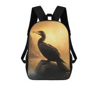 sinyumoney Cormorant at Sunset Backpack School Bag Water Resistant School Bag Business Backpack - Perfect for Travel, Work And Daily Use 17inch