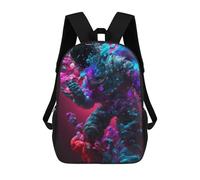 sinyumoney Cosmic Astronaut 3D Printed Children's School Backpack for Kids High Capacity Travel Rucksacks Book Bags Kids School Bag Back Pack 17inch