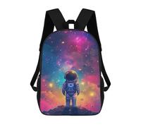 sinyumoney Cosmic Astronaut Adventure-3 Backpack School Bag Water Resistant School Bag Business Backpack for Boys/Girls/Teenagers 17inch