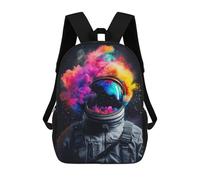 sinyumoney Cosmic Astronaut Helmet-2 Backpack Cartoon Plush Bag, 3D Backpack for Kids School Bag Birthday Gift Idea for Boys And Girls 17inch