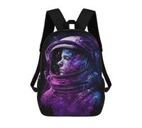 sinyumoney Cosmic Astronaut Portrait-1 Backpack School Lightweight Airport College Students Back Pack for Girl, Teen Girls 17inch
