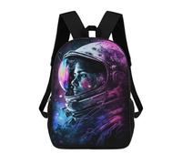 sinyumoney Cosmic Astronaut Portrait-4 Backpack School Lightweight Airport College Students Back Pack for Girl, Teen Girls 17inch