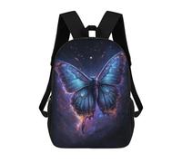 sinyumoney Cosmic Butterfly Art Print-8 School Bags School Secondary High School College Backpack Travel for Boys/Girls/Teenagers 17inch