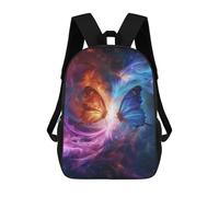 sinyumoney Cosmic Butterfly Dance School Bags School Secondary High School College Backpack Travel for Men, Women & Teenage Boys 17inch