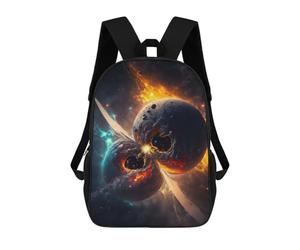sinyumoney Cosmic Butterfly Nebula Rucksacks 3D Printed Children Backpacks Fashion Casual Daypack Cute Travel Bags Outdoor Casual Daypack for Boy And Girl 17inch