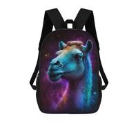 sinyumoney Cosmic Camel Portrait-5 Backpack School Business Laptop Rucksack Bag Unisex Casual Daypack for Girls Boys Teenage 17inch