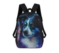 sinyumoney Cosmic Canine Canvas Print-5 Rucksack Water Resistant Computer Rucksack for Camping Outdoor Adventures And Daily Travel 17inch