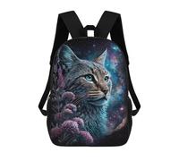 sinyumoney Cosmic Cat Fantasy Art-4 Backpack School Bag Business Durable Laptop Bag for Campus Outdoor Travel Sports 17inch