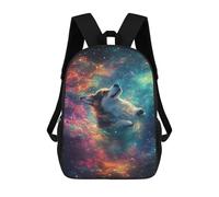 sinyumoney Cosmic Corgi Adventure-9 Backpack School Bag Work Laptop Backpack Rucksack Bag for Boys/Girls/Teenagers 17inch