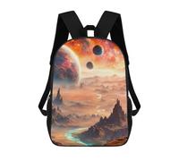 sinyumoney Cosmic Desert Ronaldo Backpack, Children's Backpack, Student School Bag, Book Bag, 3D Printed School Bag For Boys And Girls, 17inch
