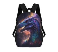 sinyumoney Cosmic Dragon Art Print-12 17 Inch Backpack School Bag Rucksack for Girls Boys Large Capacity Kids Back Pack Lightweight School Bags for Children Students