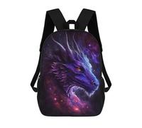 sinyumoney Cosmic Dragon Art Print-18 Backpack School Water Resistant Computer Rucksack for Boys/Girls/Teenagers 17inch
