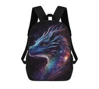 sinyumoney Cosmic Dragon Art Print-21 Backpack School Bag Lightweight Casual Daypack School Backpacks for Teenage Girls Boys Women Men 17inch
