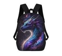 sinyumoney Cosmic Dragon Art Print-8 Rucksack Water Resistant Computer Rucksack for Camping Outdoor Adventures And Daily Travel 17inch