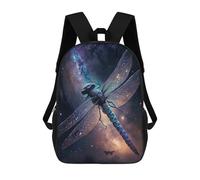 sinyumoney Cosmic Dragonfly Art Print-1 School Backpack Lightweight Schoolbag Dayback Bookbag College for Camping Outdoor Adventures And Daily Travel 17inch