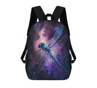 sinyumoney Cosmic Dragonfly Art Print-4 Rucksack Water Resistant Travel Backpack Computer Bag for Campus Outdoor Travel Sports 17inch