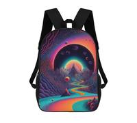 sinyumoney Cosmic Dreamscape-8 Backpack School Water Resistant Travel Backpack Computer Bag for Girls Boys Teenage 17inch