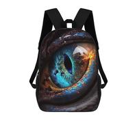 sinyumoney Cosmic Elder Dragons Sight School Backpack for Girls 17inch Casual Daypack Lightweight Rucksack Boy Girl Backpack for Middle School Students