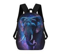 sinyumoney Cosmic Elephant Art Print-13 17inch School Bag 3D Printed Children's School Backpack Casual Fashion Travel Backpacks for Kids School Students