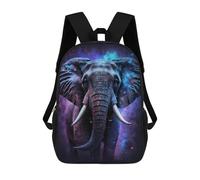 sinyumoney Cosmic Elephant Art Print-5 Backpack School Bag High Secondary School Bags Casual Backpack for Teenage Girls Boys Women Men 17inch