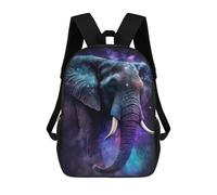 sinyumoney Cosmic Elephant Art Print-8 Backpack School Daypacks Business Backpack Water Resistant Bookbag for Boys/Girls/Teenagers 17inch