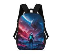 sinyumoney Cosmic Encounter Backpack School Lightweight Schoolbag Dayback Bookbag College for Men/Women 17inch