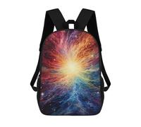 sinyumoney Cosmic Energy Burst-2 Backpack School Bag Lightweight Casual Daypack School Backpacks for School/Work/Travel 17inch