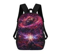 sinyumoney Cosmic Energy Burst Backpack for Boys Teen Students, Girls Rucksack Bags Toddler Elementary Middle School Bookbag 17inch